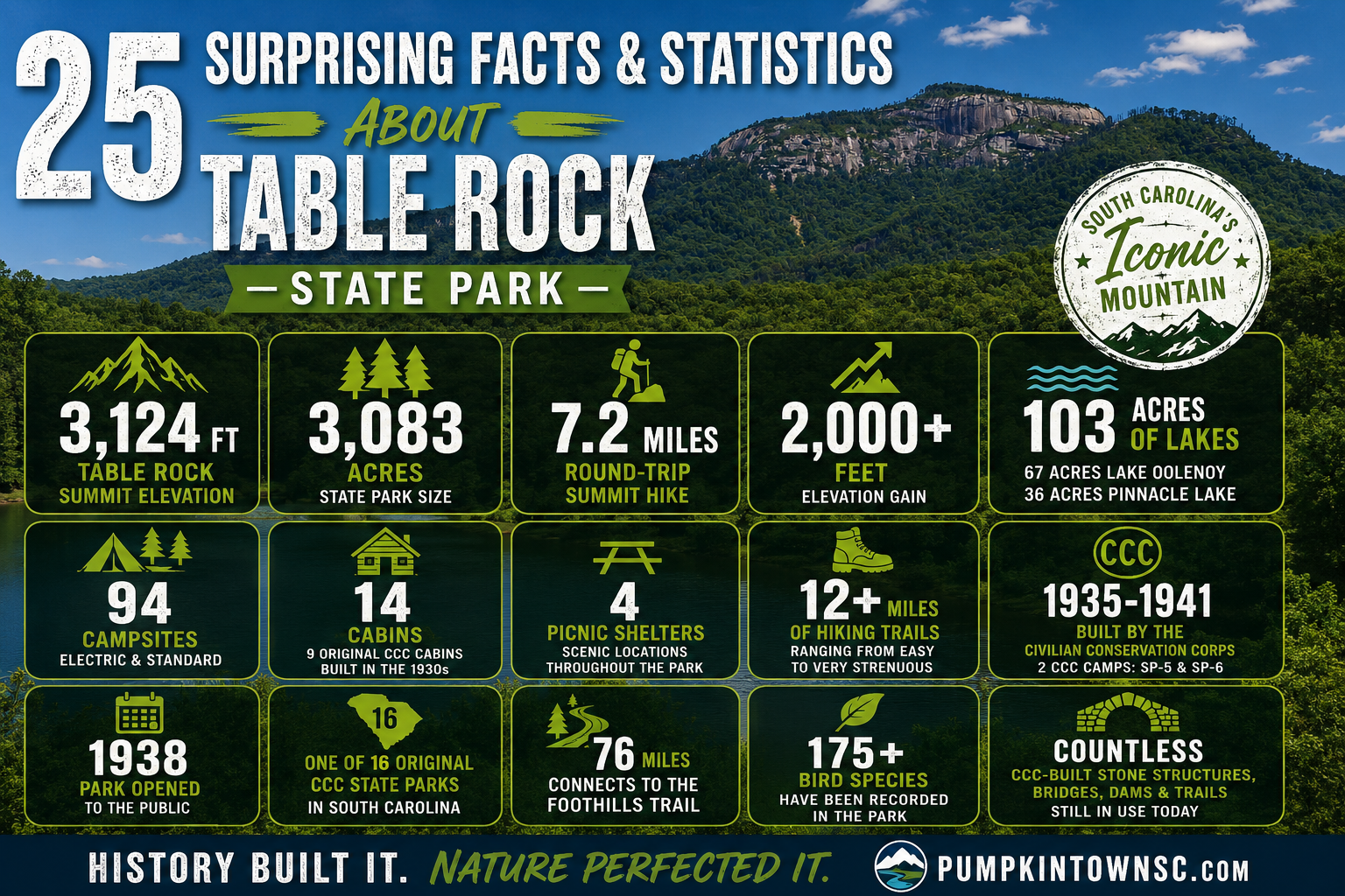 25 Surprising Facts and Statistics About Table Rock State Park