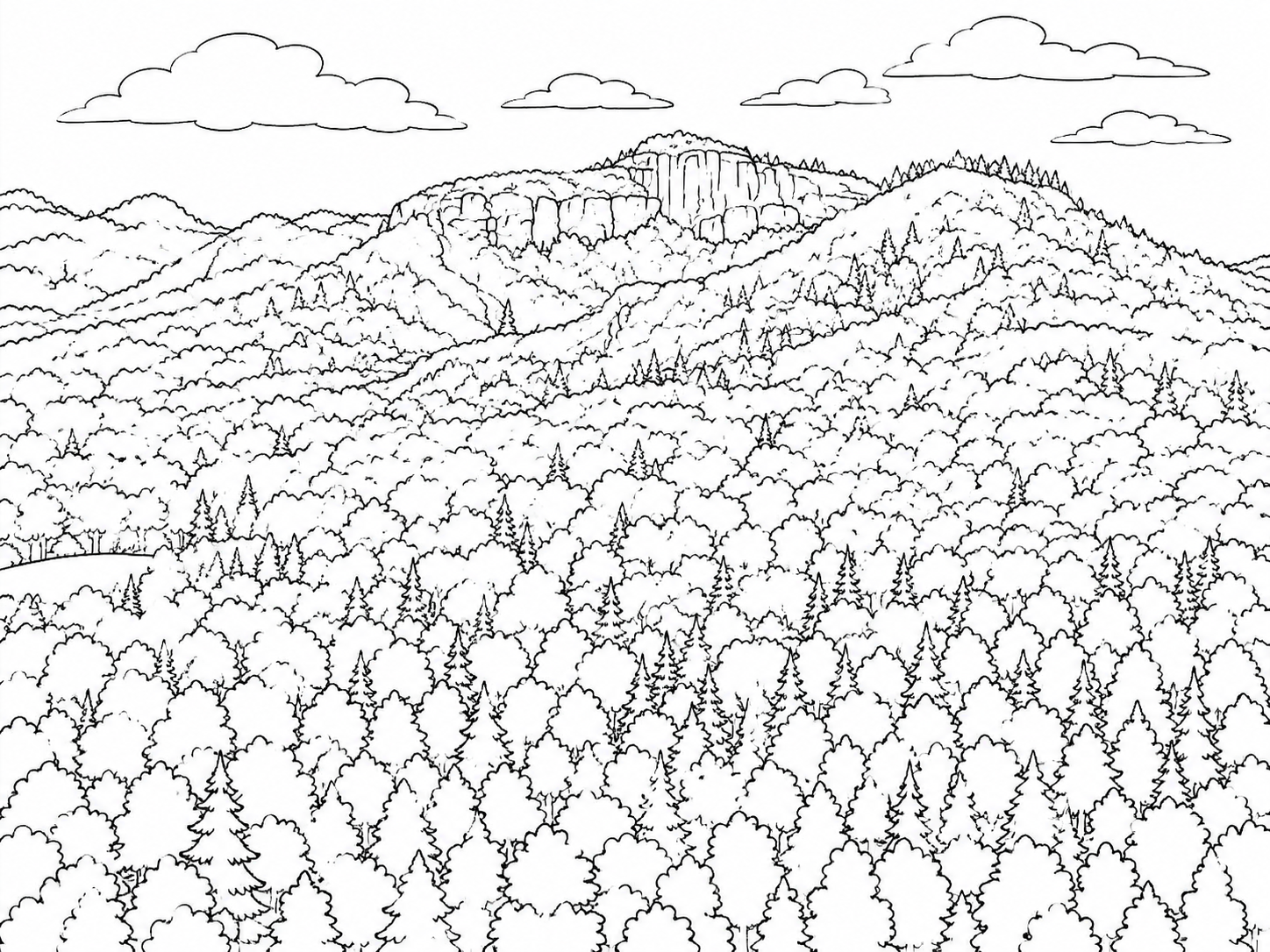 Free Pumpkintown Coloring Pages: Bring the Mountains Home
