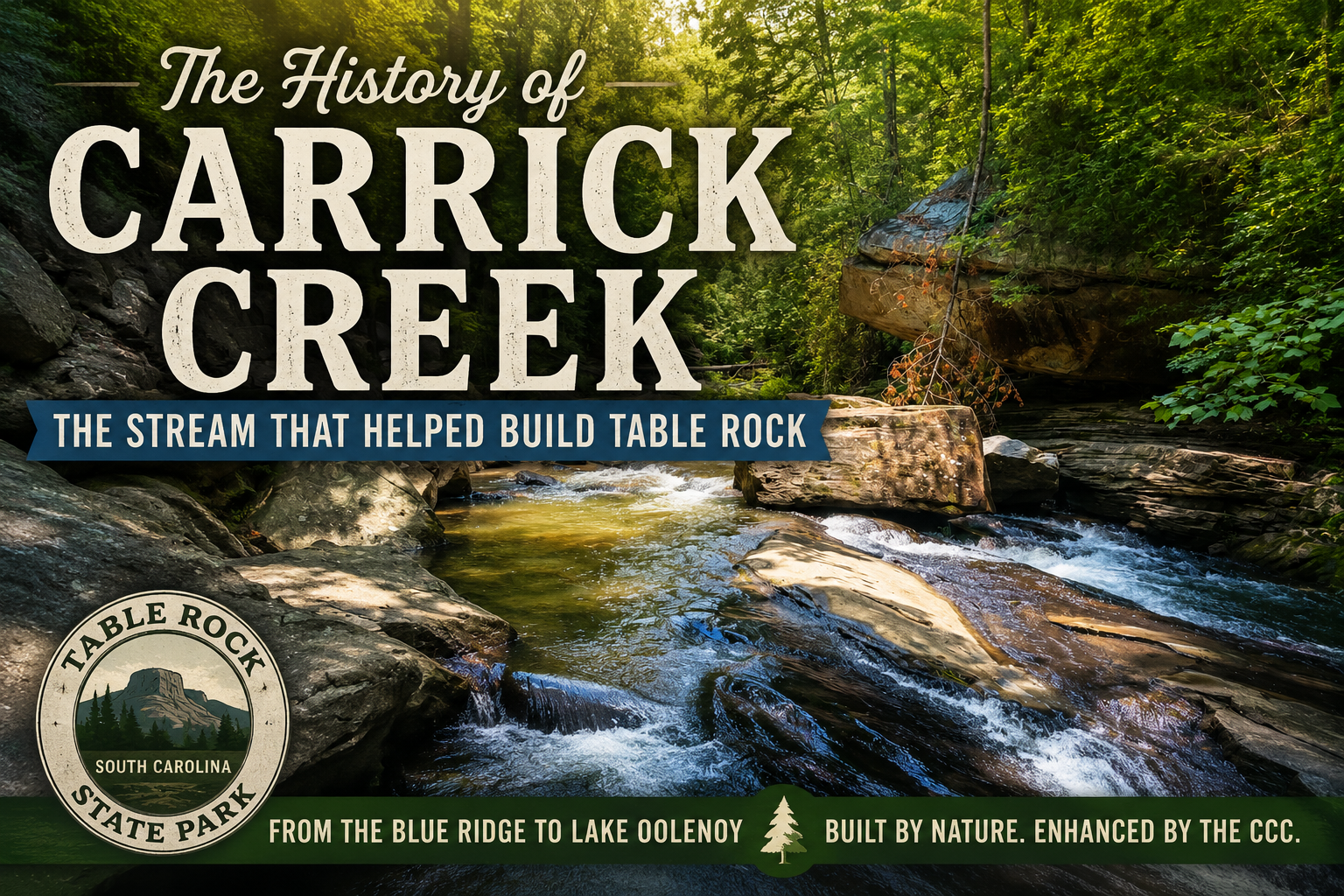 The  History of Carrick Creek: The Waterfall That Helped Build Table Rock