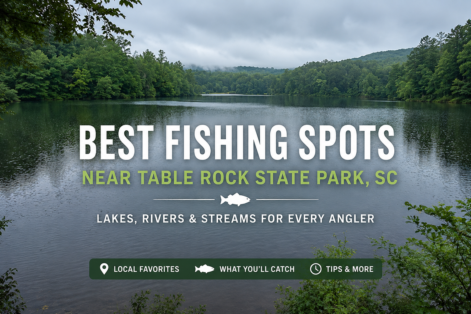 Best Fishing Spots Near Table Rock State Park, SC: Complete Local Angler’s Guide