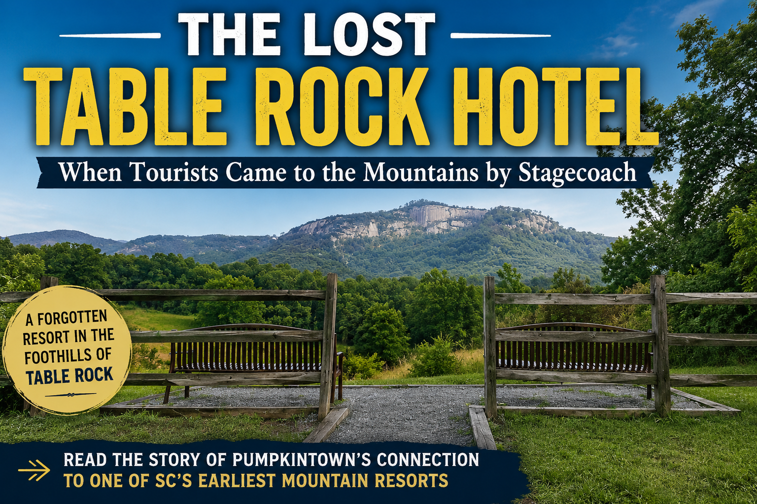 The Lost Table Rock Hotel: When Tourists Came to the Mountains by Stagecoach